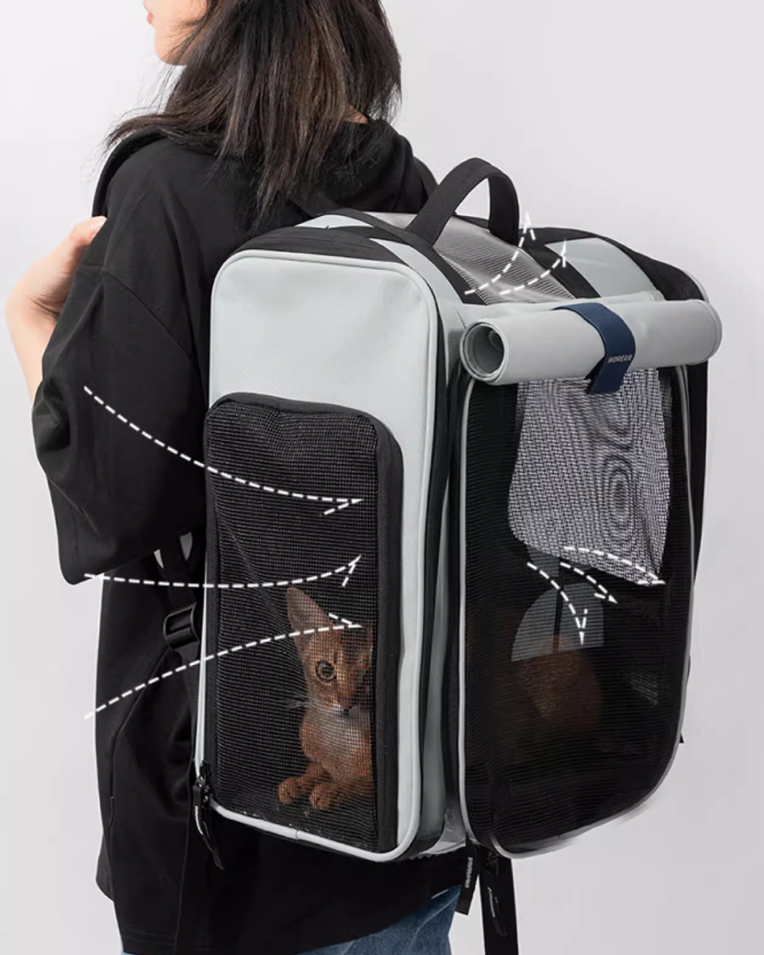 Expandable Pet Outgoing Bag - Pawscode