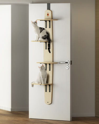 Wall-Mounted Cat Tree Climbing Shelf - Pawscode